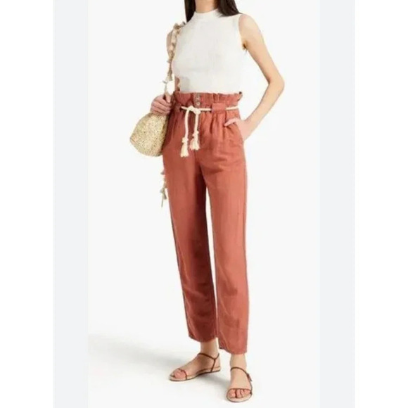 Veronica Beard Karter Pleated Pants - Picture 2 of 14